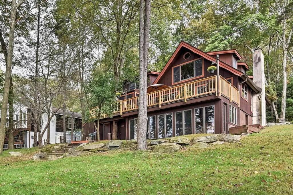 Lakefront Cabin Pvt Beach And Dock - Sunset Marina Arrowhead Lake Exterior foto