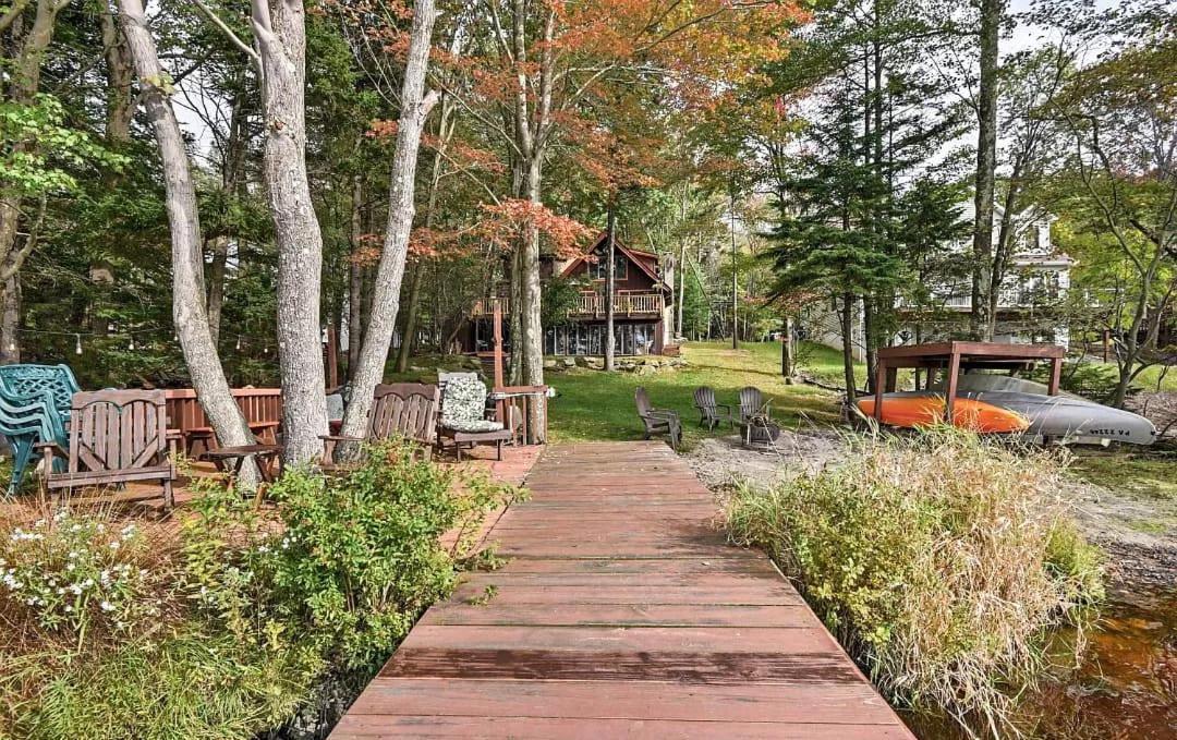 Lakefront Cabin Pvt Beach And Dock - Sunset Marina Arrowhead Lake Exterior foto